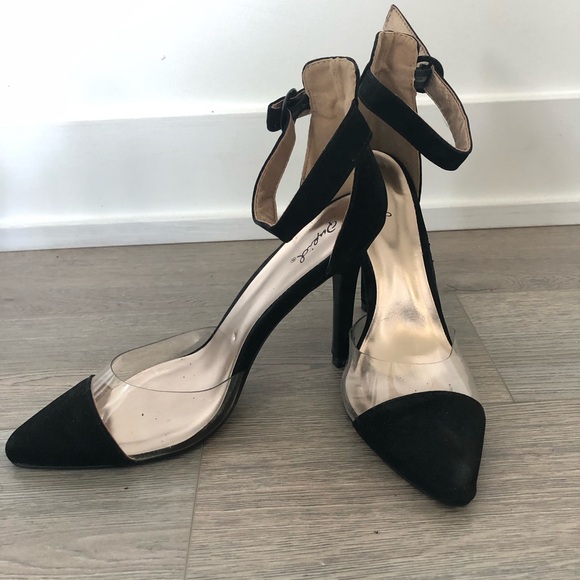 4 inch black heel size US8.5 - Picture 1 of 1